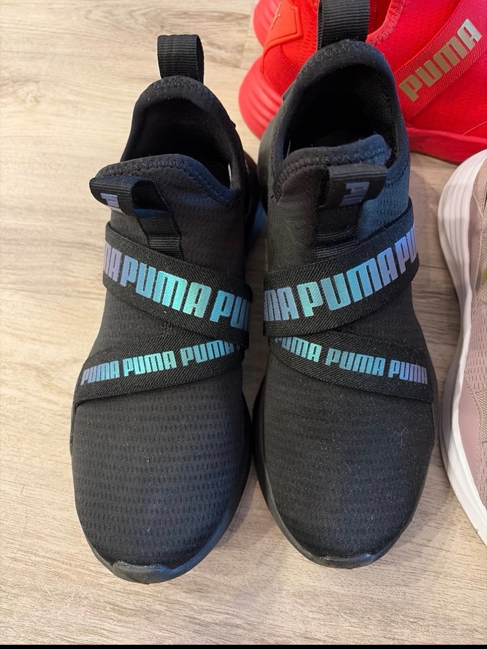 Puma wonens Slip-On Sneakers — Red, Black, Taupe - Picture 4 of 4